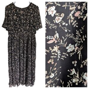 EUC Hayden Black Floral Dress